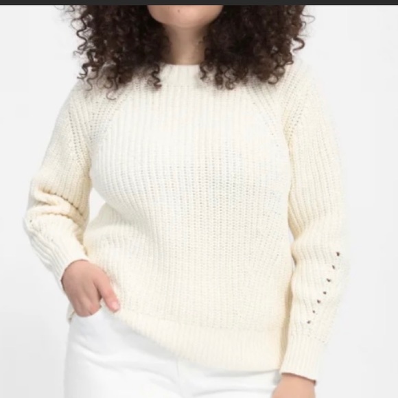 Everlane Sweaters - Everlane the texture cotton crewneck sweat XS